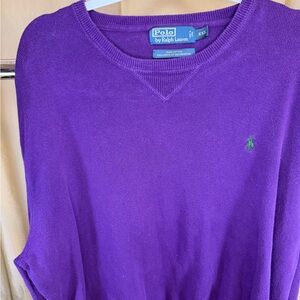 Ralph Lauren Purple Crewneck Sweater